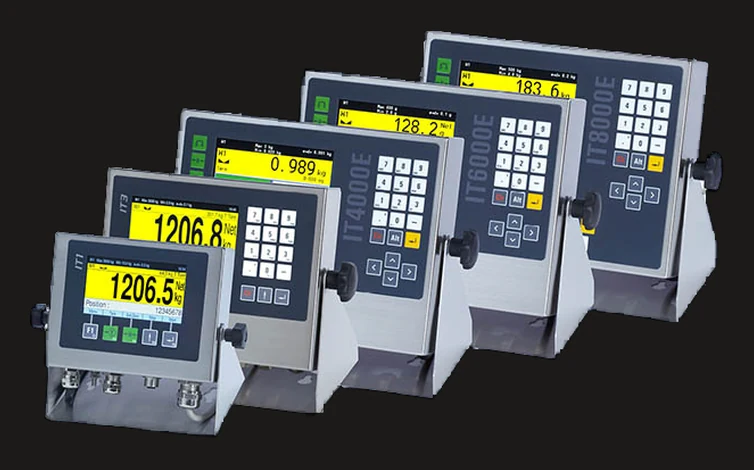 SysTec-Wägeterminals IT1, IT3, IT4000E, IT6000E, IT8000E